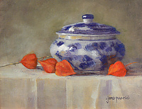 Covered Jar and Lanterns (SOLD)
